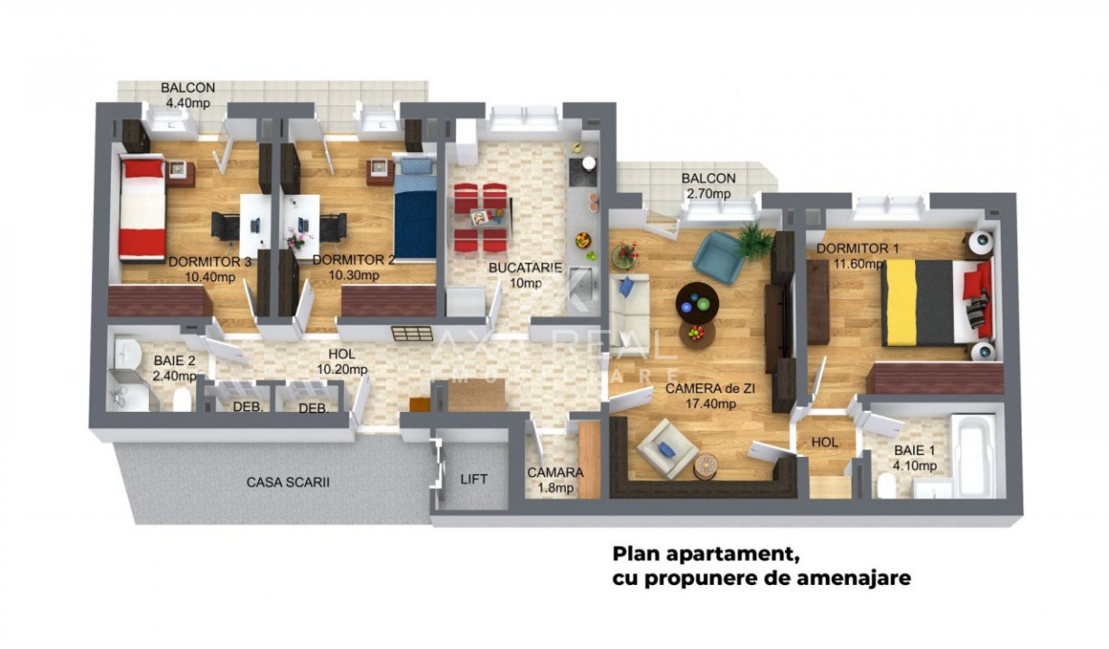 La inaltime, cu vedere catre cupola Circului! – 4camere, 80mp, asa cum vei dori