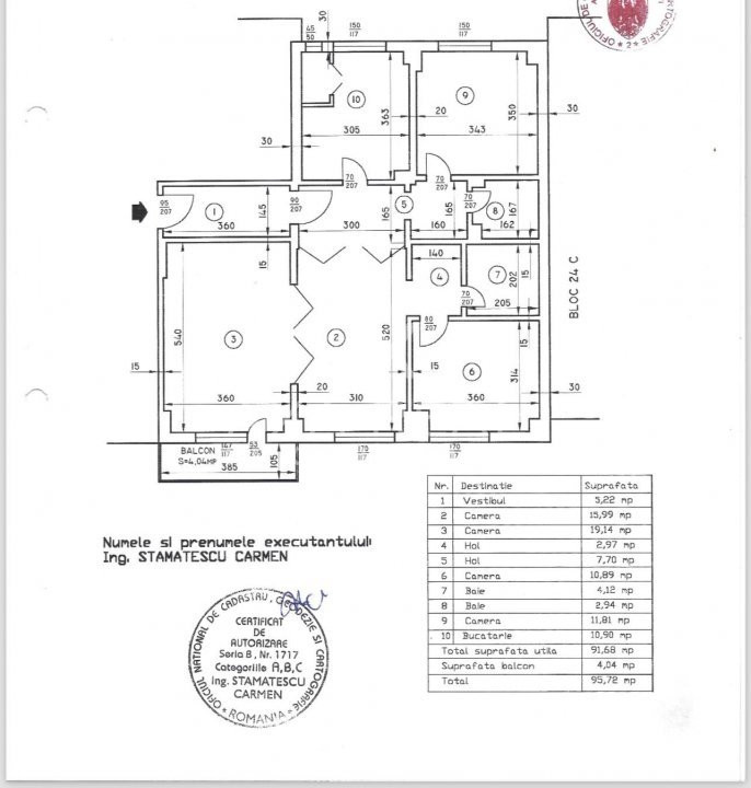 Apartament cu 4 camere - metrou Ștefan cel Mare