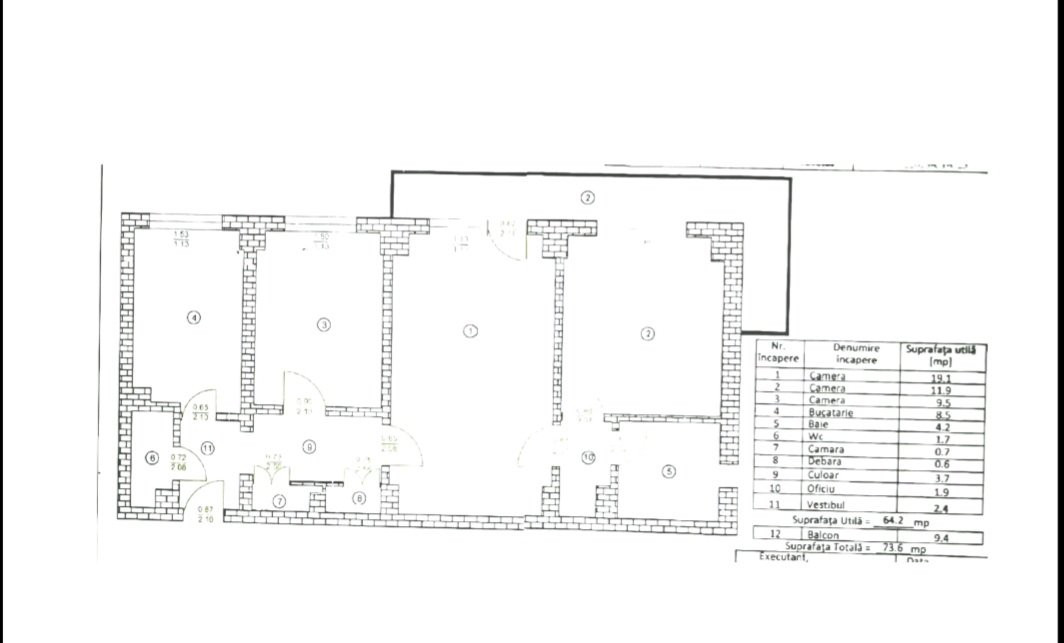 De vanzare I 3 camere Crangasi - Zboina Neagra I et. 6 I
