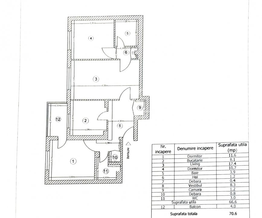 De vanzare 3 Camere Chisinau - Mega Mall - Basarabia