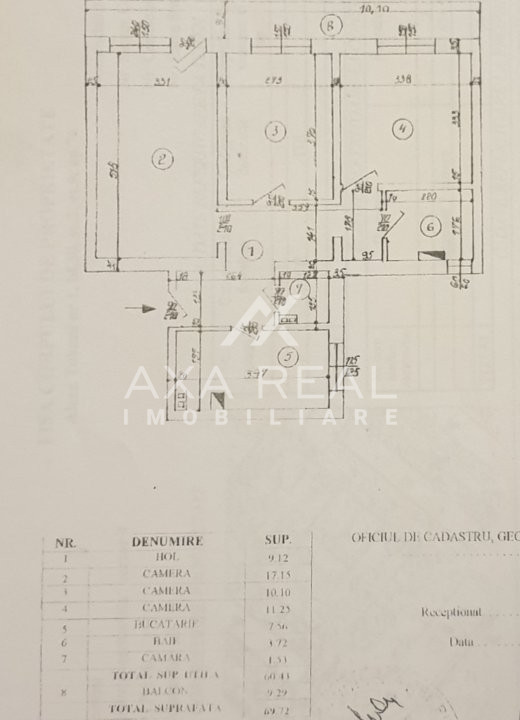 De vanzare - 3 camre Tineretului - metrou, parc, decomandat