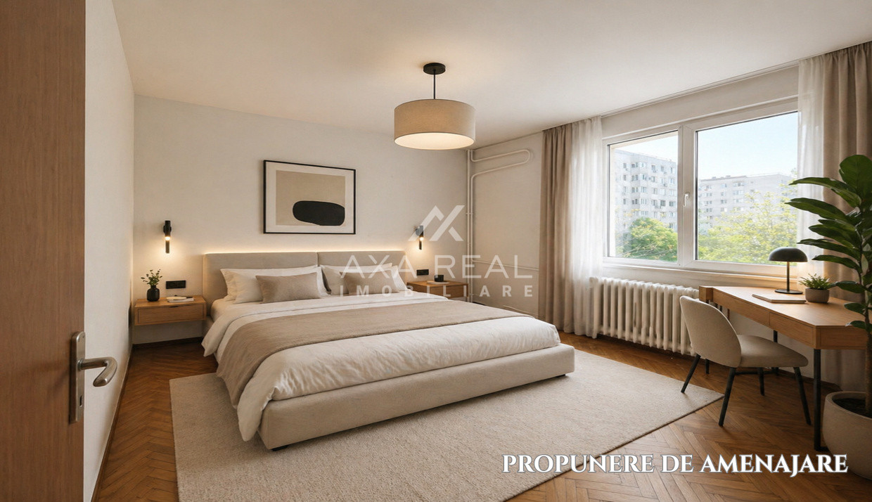 3 camere | decomandat | 5 min metrou 1 Decembrie | COMISION 0%