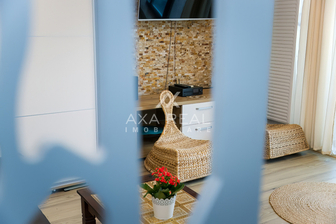 Studio Ultrafinisat| Terasă cu vedere Panoramică, Parcare și Boxă