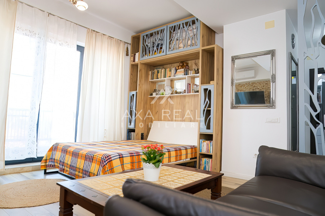 Studio Ultrafinisat| Terasă cu vedere Panoramică, Parcare și Boxă