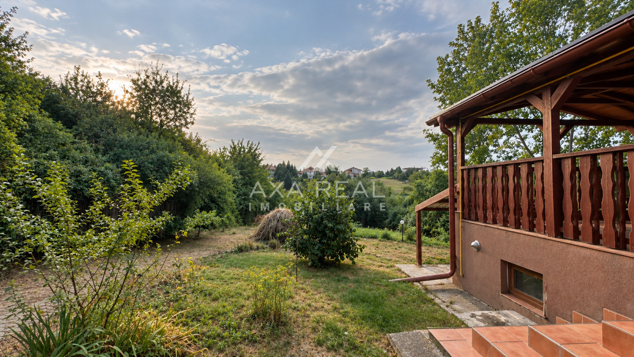 Casă de lemn pe malul lacului, Balotești — 7 camere